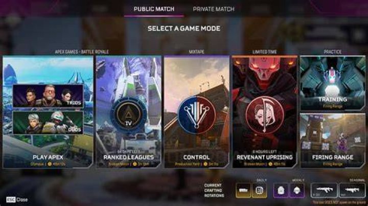 All game modes in Apex Legends Mobile
