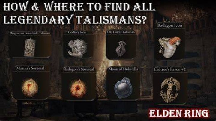 All Legendary Talismans Locations In Elden Ring