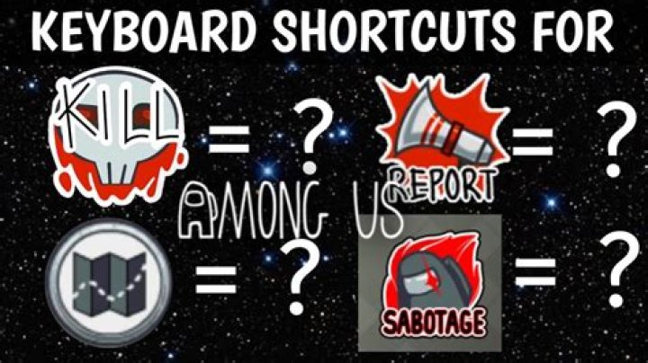 Among Us Keybinds & Keyboard Controls