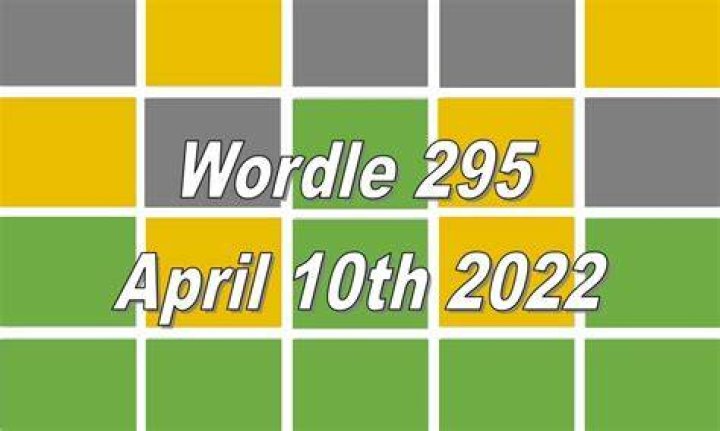 
April 10 Wordle Answer: Hints and Solution for Wordle 295