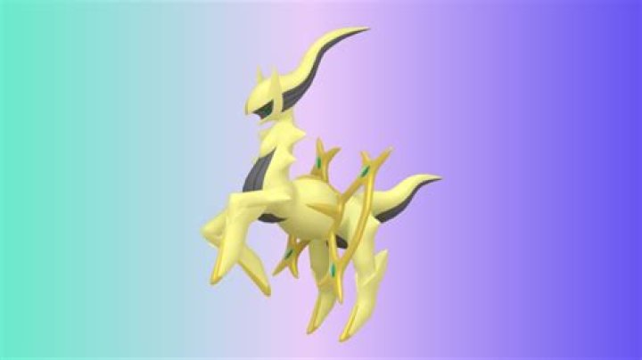 Arceus Shiny Mythical Pokemon