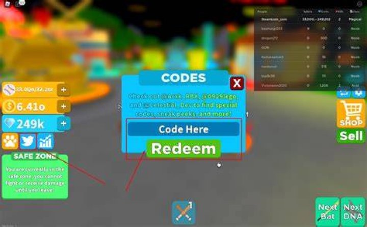Batting Champions Codes (January 2022)