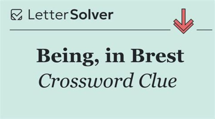 Before, in Brest Crossword Clue and Answer