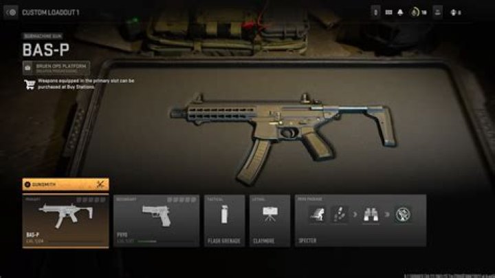 Best BAS-P SMG Loadout in Warzone 2: Attachments and Class Setup