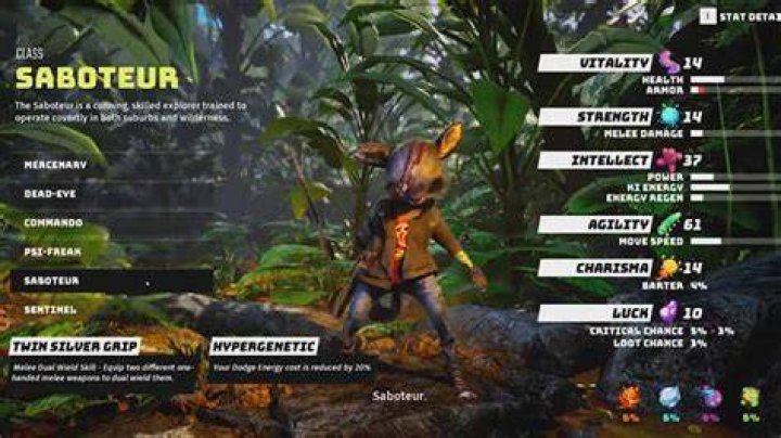 Biomutant Class Guide - Class with Max Strength, Intellect & Stats