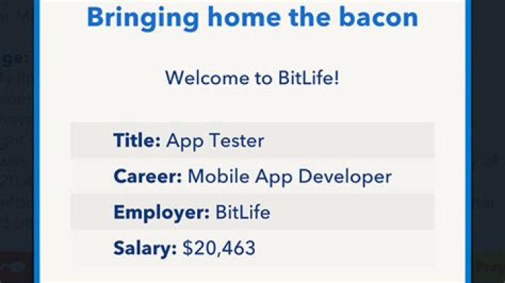Bitlife How to Work for Bitlife