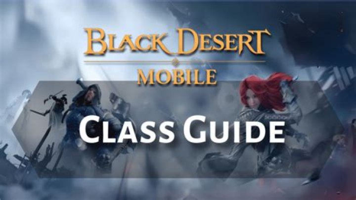 Black Desert Class Guide