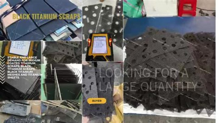 Black-titanium-scrap
