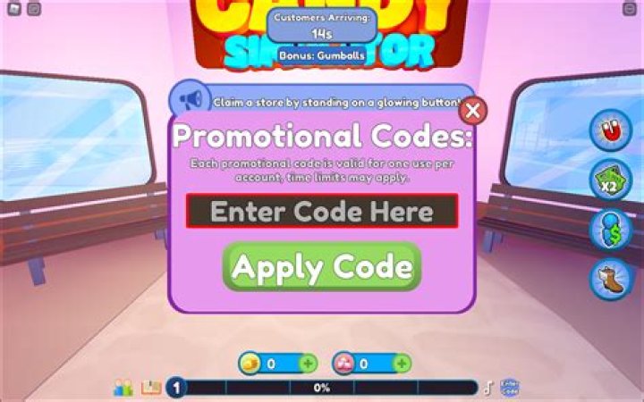 Candy Simulator Codes