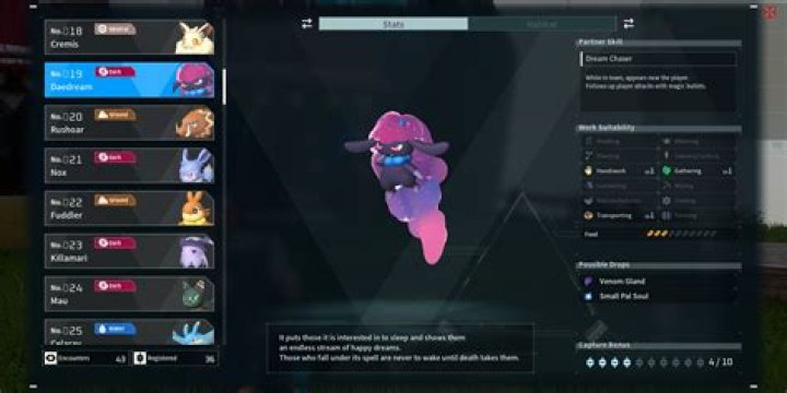 catch Daedream Palworld