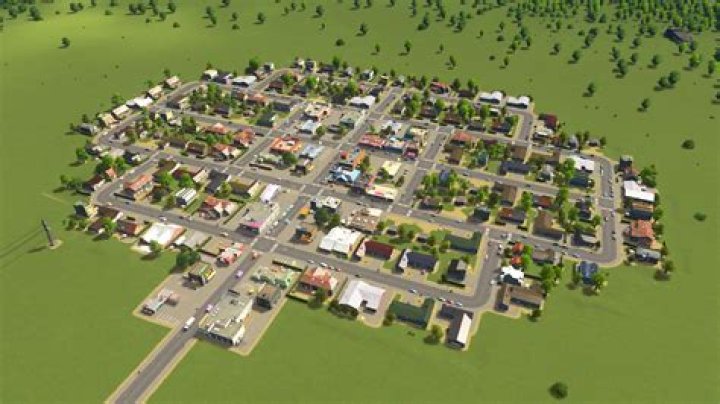 Cities Skylines town