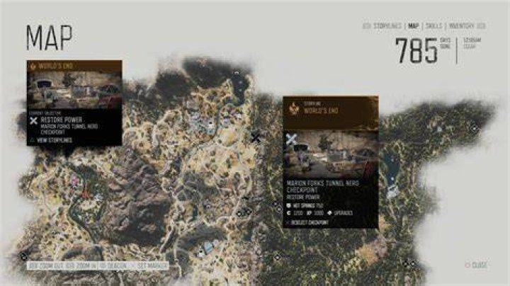 Days Gone: All Nero Checkpoint Locations