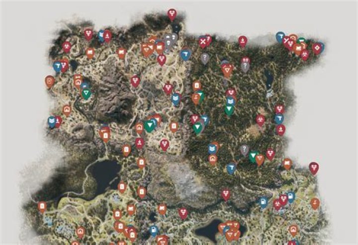Days Gone Map