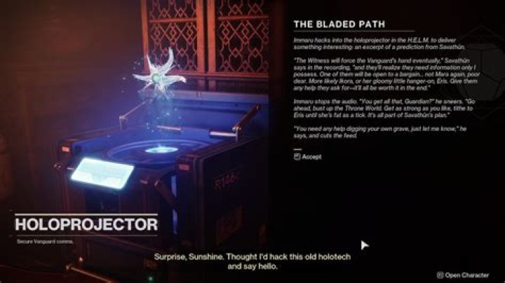 Destiny 2: All The Bladed Path Quest Steps - Week 7