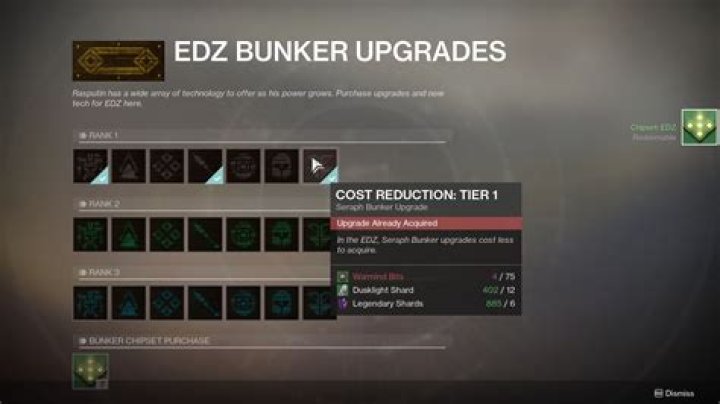 
Destiny 2 – How to Get Chipsets for Seraph Bunkers