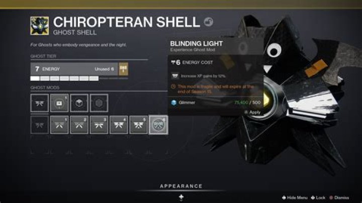Destiny 2 is getting customisable ghosts