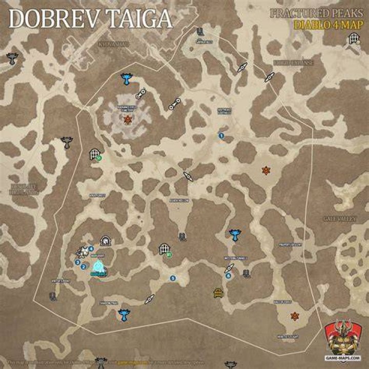 Dobrev Taiga Map for Diablo 4
