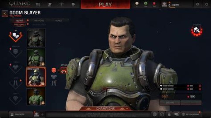 Doom guy is in Quake Champions