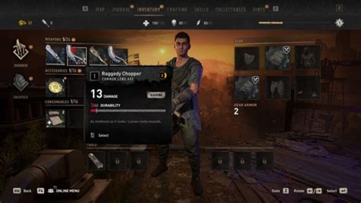 dying light 2 weapon durability