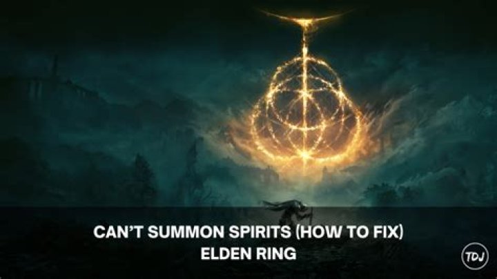 elden ring cant summon spirits fix