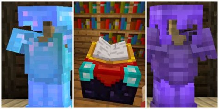 Enchanted armor in Minecraft