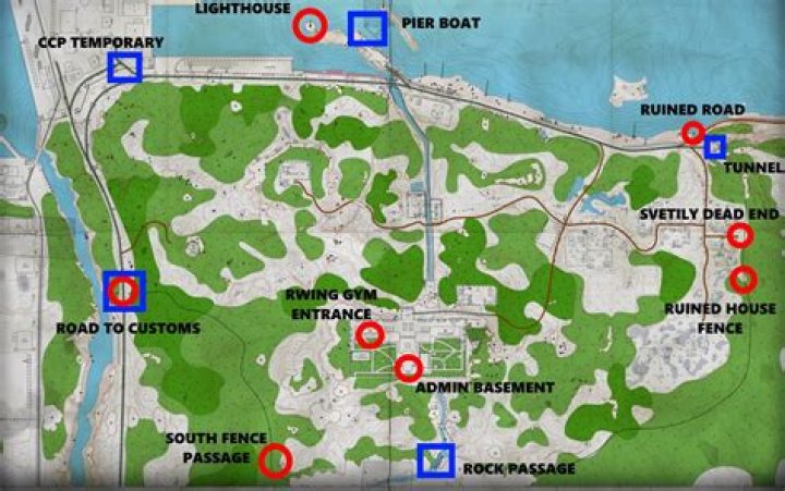 Escape from Tarkov Shoreline Extraction