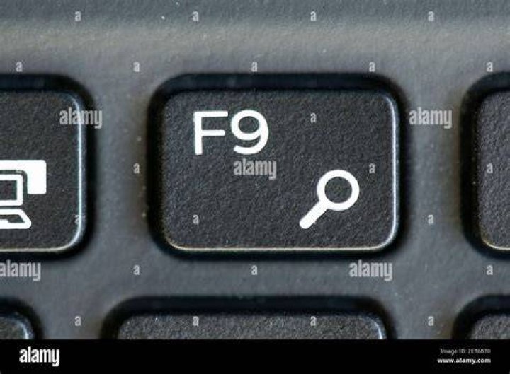 F9 key on keyboard.