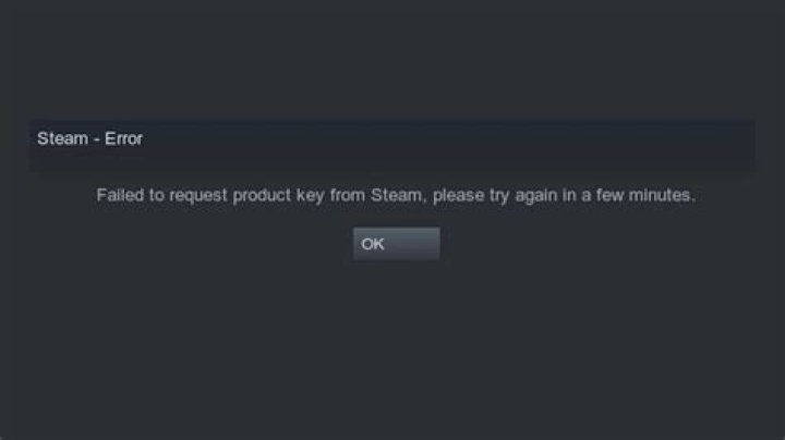 Failed To Request Product Key From Steam Fix
