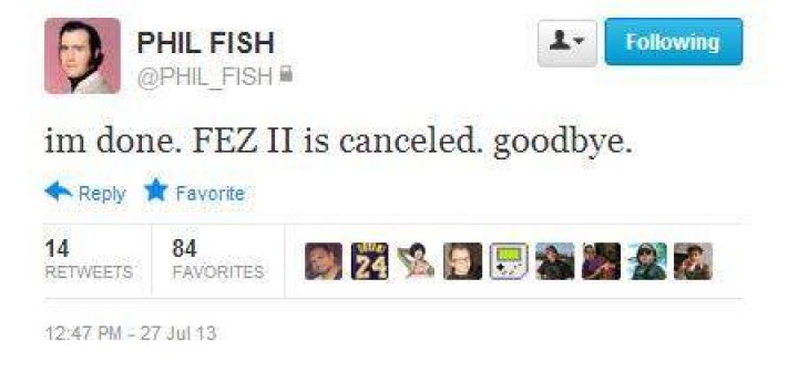 FEZ II Canceled, Phil Fish Leaves Game Development