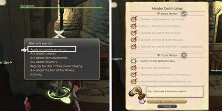 FFXIV Mentor Requirements