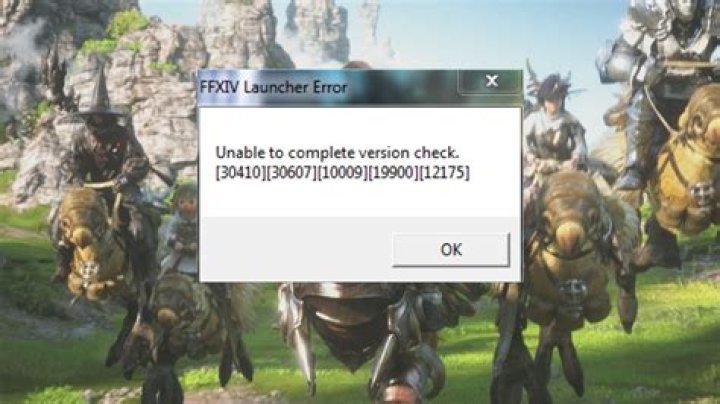 FFXIV Unable To Complete Version Check Fix