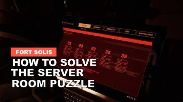 Fort Solis Server Puzzle Solution: How to Solve the Server Room Puzzle