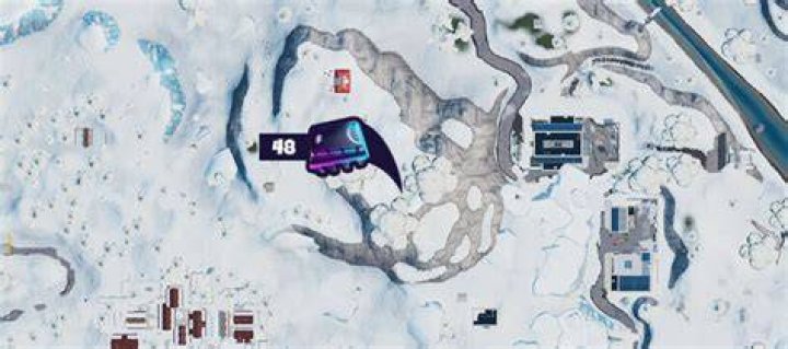 Fortnite Fortbyte #48 -- Accessible by using the Vox Pickaxe to Smash the Gnome Beside a Mountain Top Throne fortbyte-48