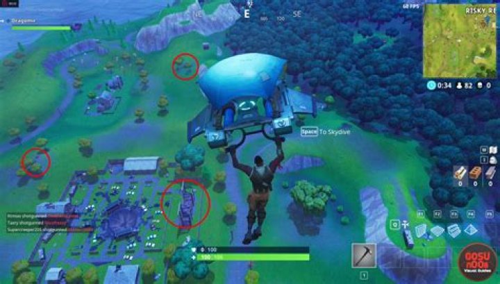 Fortnite Search Between a Scarecrow