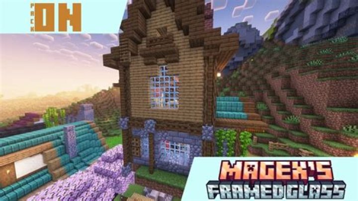Framed Glass Minecraft texture pack.