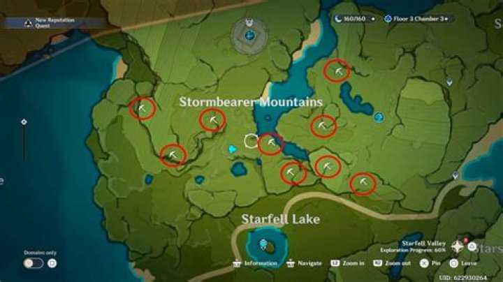 Genshin Impact Valberry locations map