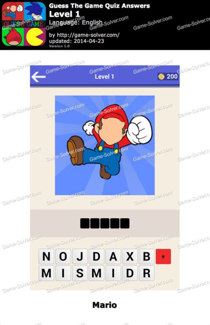 Guess The Game Quiz Level 1 Guess The Game Quiz Level 1