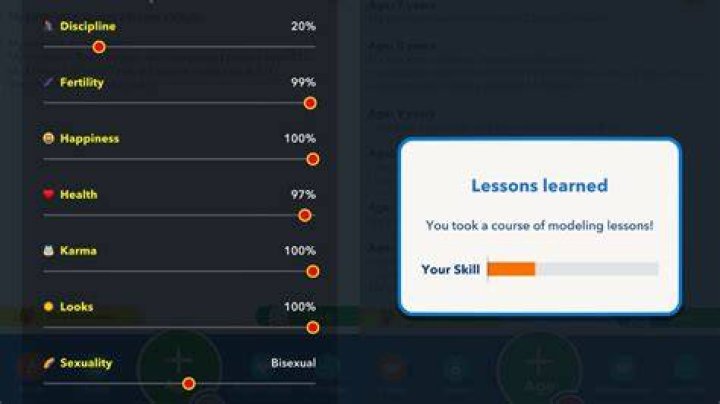 How to become a model in BitLife