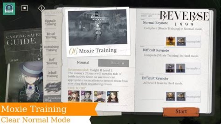 how to clear moxie training 6 reverse 1999