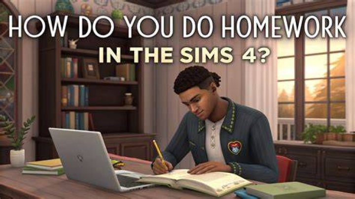 How to do homework in The Sims 4