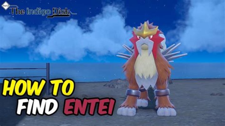 How to find Entei in The Indigo Disk