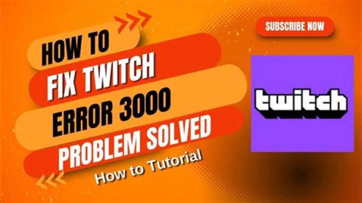 how to fix twitch error 2000