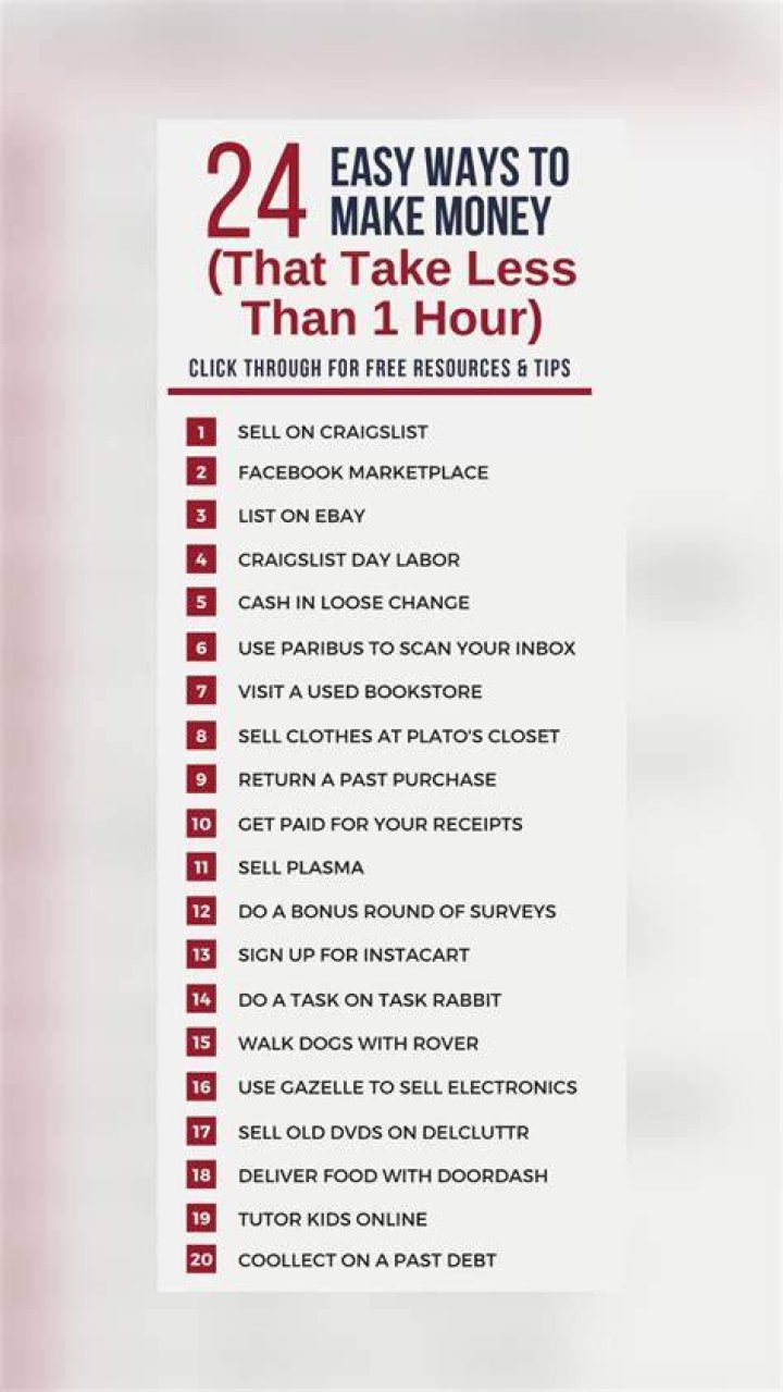 How to make money fast