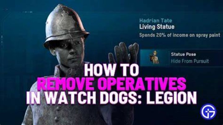 how to remove operatives in watch dogs legion