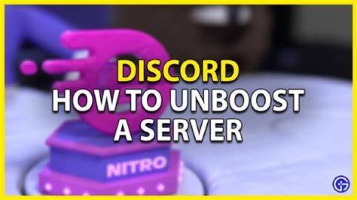 How To Unboost A Discord Server [2022]