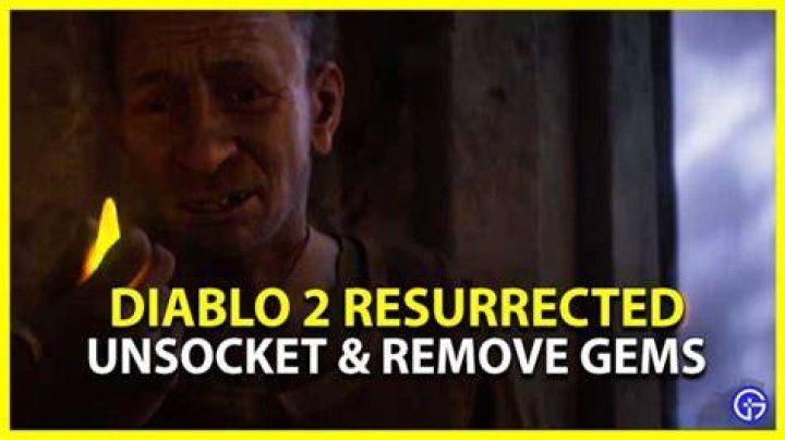 How To Unsocket & Remove Gems In Diablo 2 Resurrected
