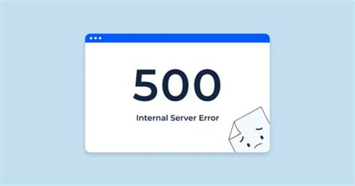 HTTP Error 500 Browser