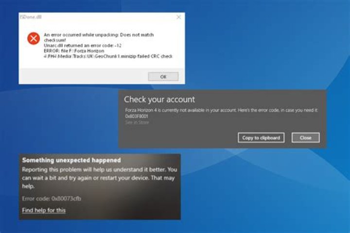 install error in forza horizon 5