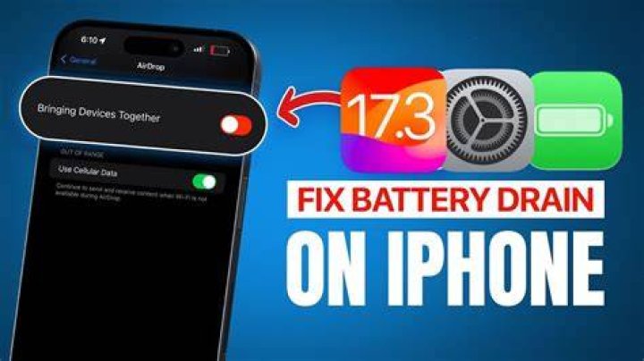 iOS 17.3.1 battery drain