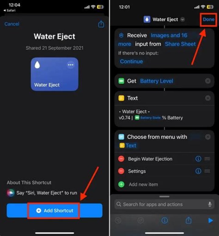 iPhone how to water eject